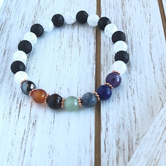 7 Chakra Diffuser Bracelet - Picture 2 of 4